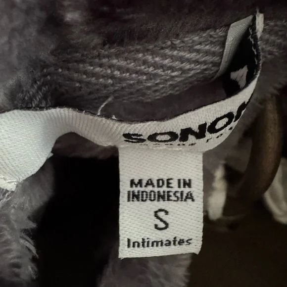 Sonoma Gray Leopard Print Women's Robe - Picture 7 of 8